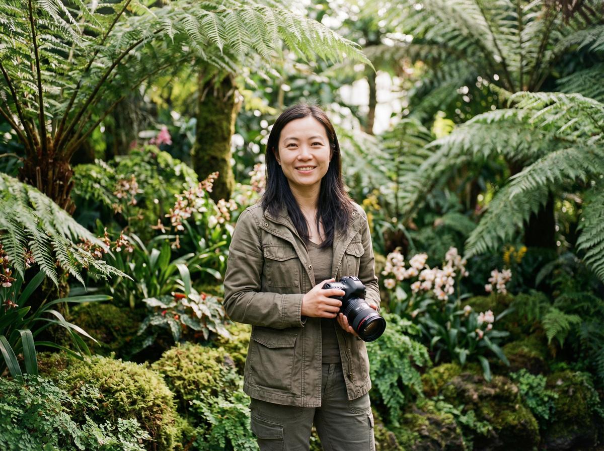 麻豆传媒植物摄影师林晓薇